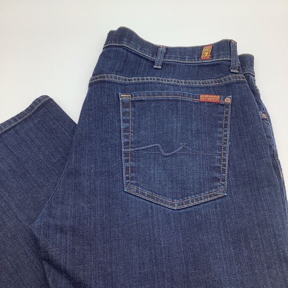 7 For‎ All Mankind Mens Austyn Jeans Blue Size 40 x 27.5 - Picture 1 of 11